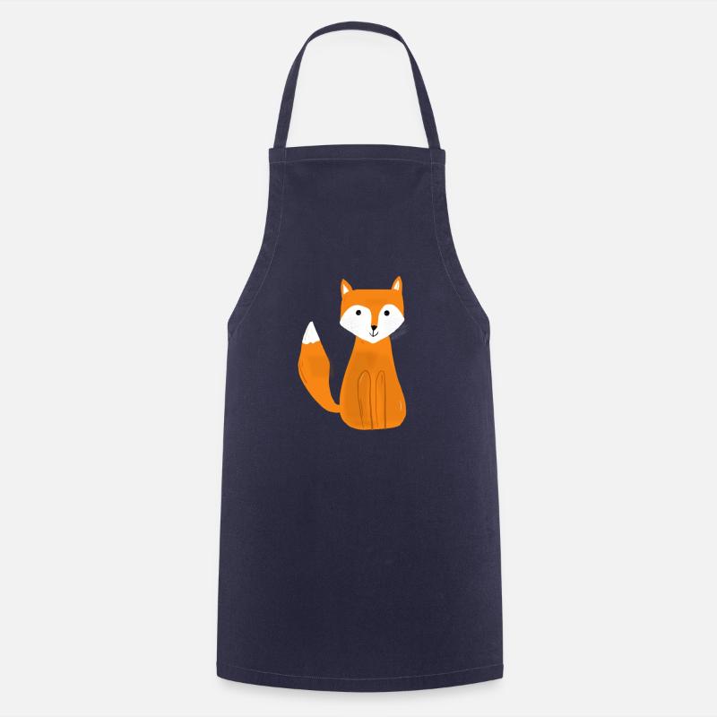Fox - Cooking Apron - navy
