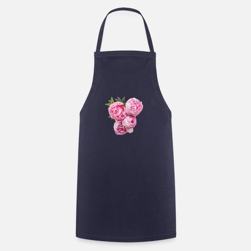 peony 01 - Cooking Apron - navy