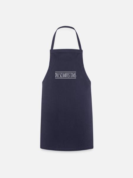 Du schaffst das - Linie - Kochschürze - Navy