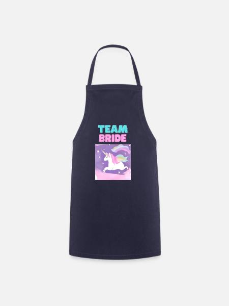 TEAM Bride - Junggesellinenabschied - Kochschürze - Navy