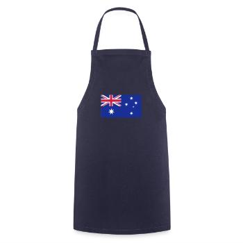 Australien - Kochschürze - Navy - Vorne - AI Model Male 185 dark (185cm)