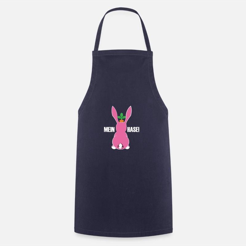 My bunny - Cooking Apron - navy