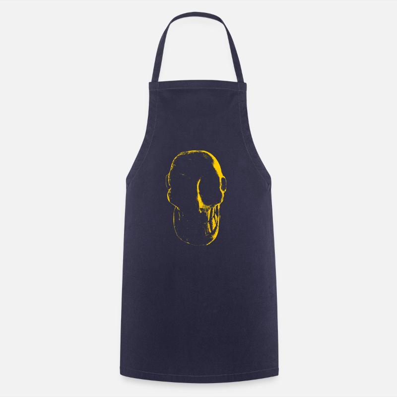 skulldesigner_RODRIGOdelTaxco - Cooking Apron - navy
