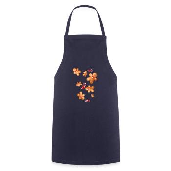 gingerbread,christmas,sweets,gingerbread man - Cooking Apron - navy - Front - AI Model Male 185 dark (185cm)