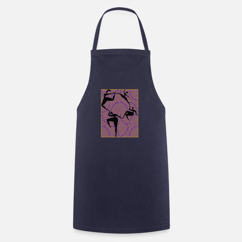 Dance Dancing People - Cooking Apron - navy