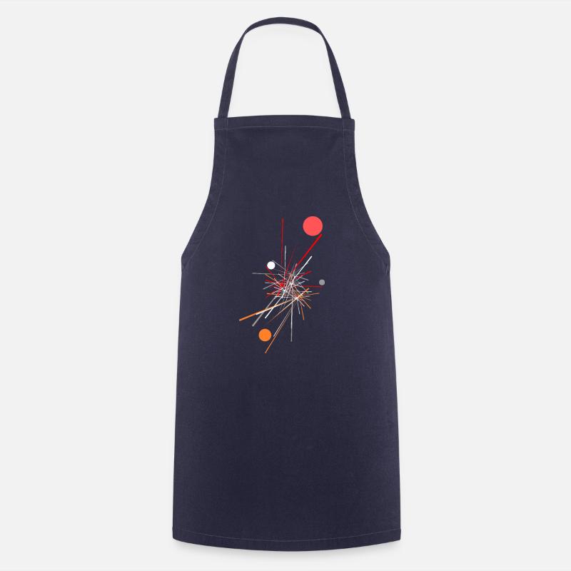 Multicolored Abstract Shards - Cooking Apron - navy