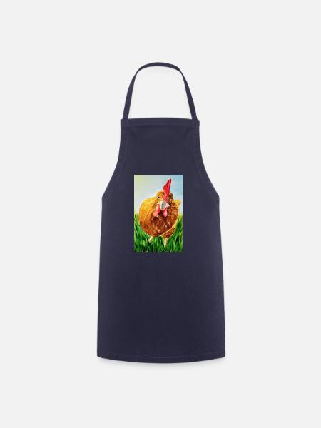 Mad Chicken - Kochschürze - Navy