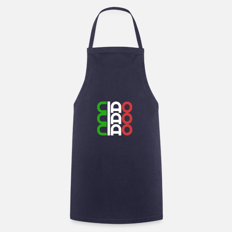 Ciao Italie Drapeau - Tablier de cuisine - marine