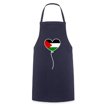 Free palestine - Cooking Apron - navy - Front - AI Model Male 185 dark (185cm)