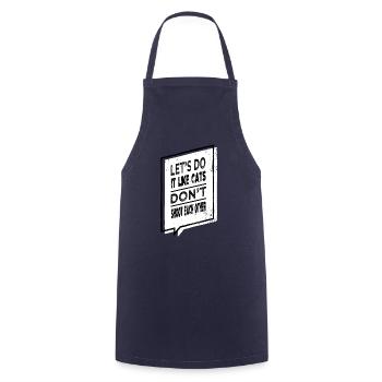 funny quote peace symbol pride - Kochschürze - Navy - Vorne - AI Model Male 185 dark (185cm)