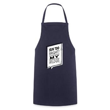 Celestial Gift Earth Astronomy Stuff Couleurs Citation - Tablier de cuisine - marine - Devant - AI Model Male 185 dark (185cm)