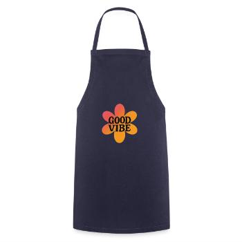 good vibe - Tablier de cuisine - marine - Devant - AI Model Male 185 dark (185cm)