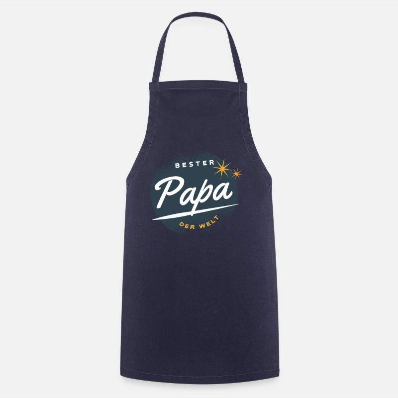 Bester Papa der Welt Geschenk - Kochschürze - Navy