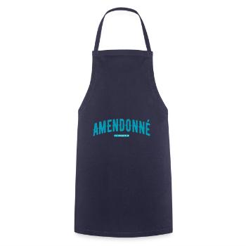 AMENDONNE - Tablier de cuisine - marine - Devant - AI Model Male 185 dark (185cm)