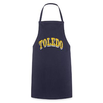 Toledo - Kochschürze - Navy - Vorne - AI Model Male 185 dark (185cm)