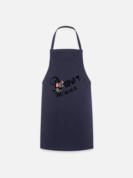 Power Maus - Kochschürze - Navy