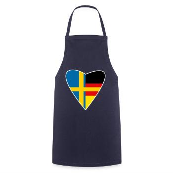 Sweden Swede German Swede Gift - Cooking Apron - navy - Front - AI Model Male 185 dark (185cm)