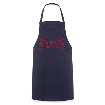 Atlanta - Cooking Apron - navy - Front - AI Model Male 185 dark (185cm)
