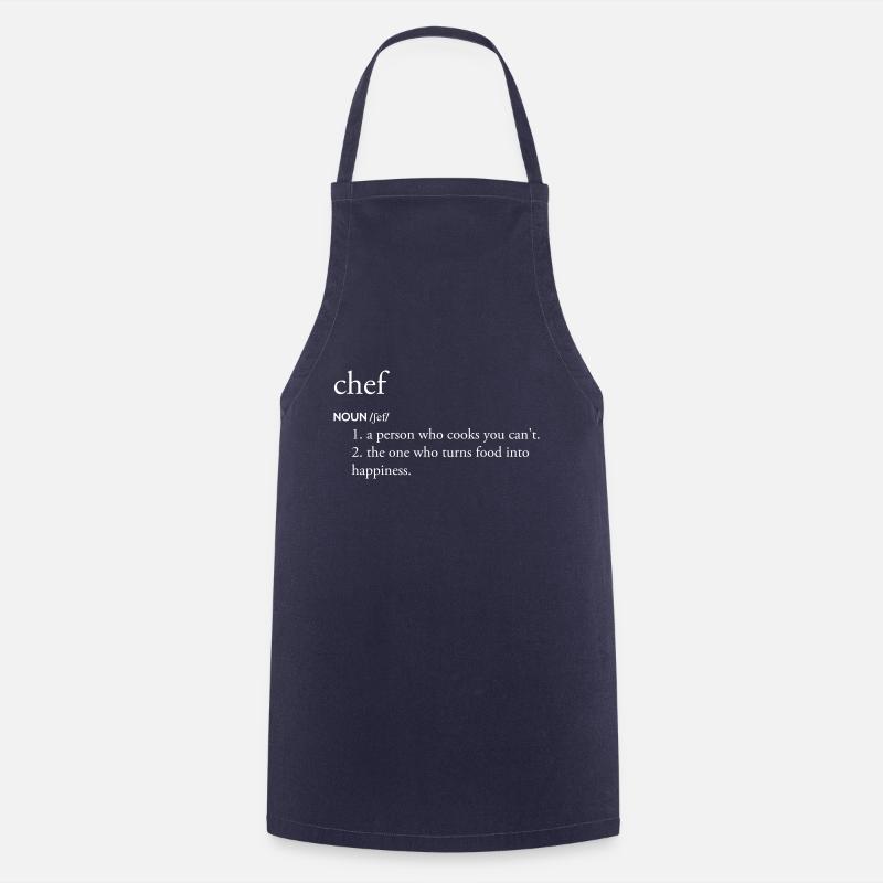 chef - Tablier de cuisine - marine