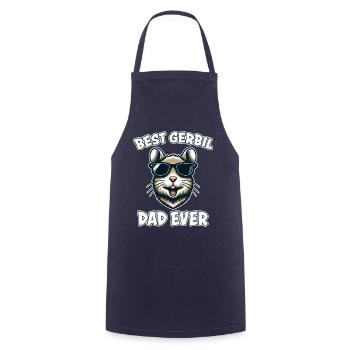 Gerbil Saying Gerbil Dad Funny Gerbil Gift - Cooking Apron - navy - Front - AI Model Male 185 dark (185cm)
