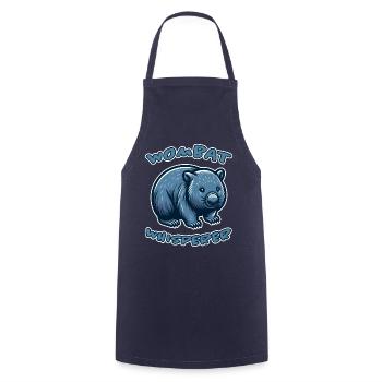 Wombat Spruch Australien Lustiges Wombats Geschenk - Kochschürze - Navy - Vorne - AI Model Male 185 dark (185cm)