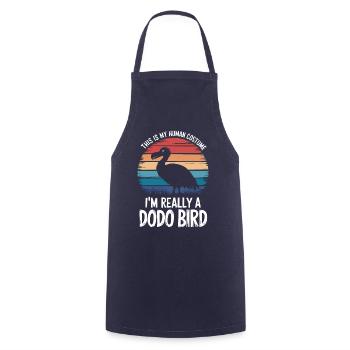 Dodo Dire Dodo Oiseau Drôle Dodo Cadeau - Tablier de cuisine - marine - Devant - AI Model Male 185 dark (185cm)