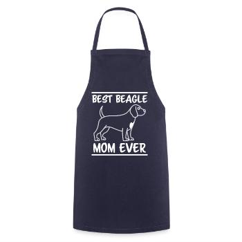 Beagle Maman Chien Maman Drôle Beagle Cadeau - Tablier de cuisine - marine - Devant - AI Model Male 185 dark (185cm)