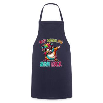 Guinea Pig Saying, Guinea Pig Gift - Cooking Apron - navy - Front - AI Model Male 185 dark (185cm)