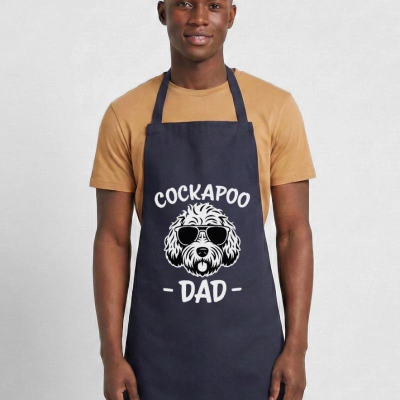 Cockapoo Saying Dad Funny Cockapoo Gift Cooking Apron