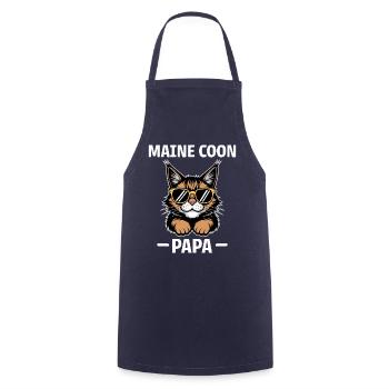 Maine Coon Saying Funny Maine Coon Gift - Cooking Apron - navy - Front - AI Model Male 185 dark (185cm)