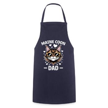 Maine Coon Saying Funny Maine Coon Gift - Cooking Apron - navy - Front - AI Model Male 185 dark (185cm)