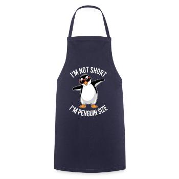 Pinguin Spruch Lustige Pinguine Geschenk - Kochschürze - Navy - Vorne - AI Model Male 185 dark (185cm)