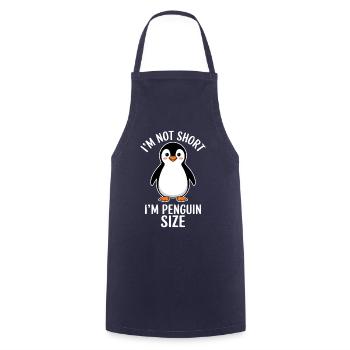 Pinguin Spruch Lustige Pinguine Geschenk - Kochschürze - Navy - Vorne - AI Model Male 185 dark (185cm)