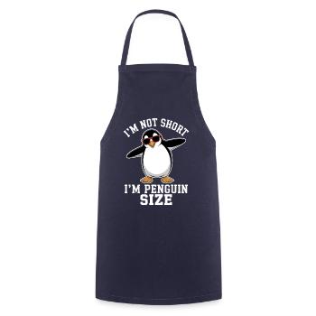 Pinguin Spruch Lustige Pinguine Geschenk - Kochschürze - Navy - Vorne - AI Model Male 185 dark (185cm)