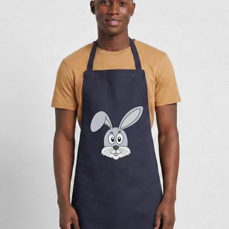 Rabbit Easter Rabbit Teeth Rabbits Easter Cooking Apron