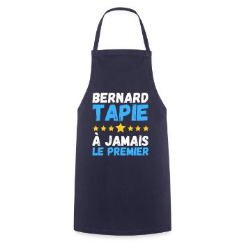 MARSEILLAIS TAPIE A JAMAIS LE PREMIER marseille om - Tablier de cuisine - marine - Devant - AI Model Male 185 dark (185cm)
