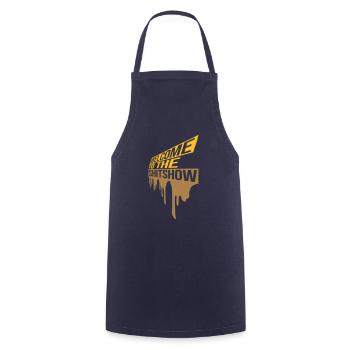 Tropfen Welcome Shitshow - Kochschürze - Navy - Vorne - AI Model Male 185 dark (185cm)