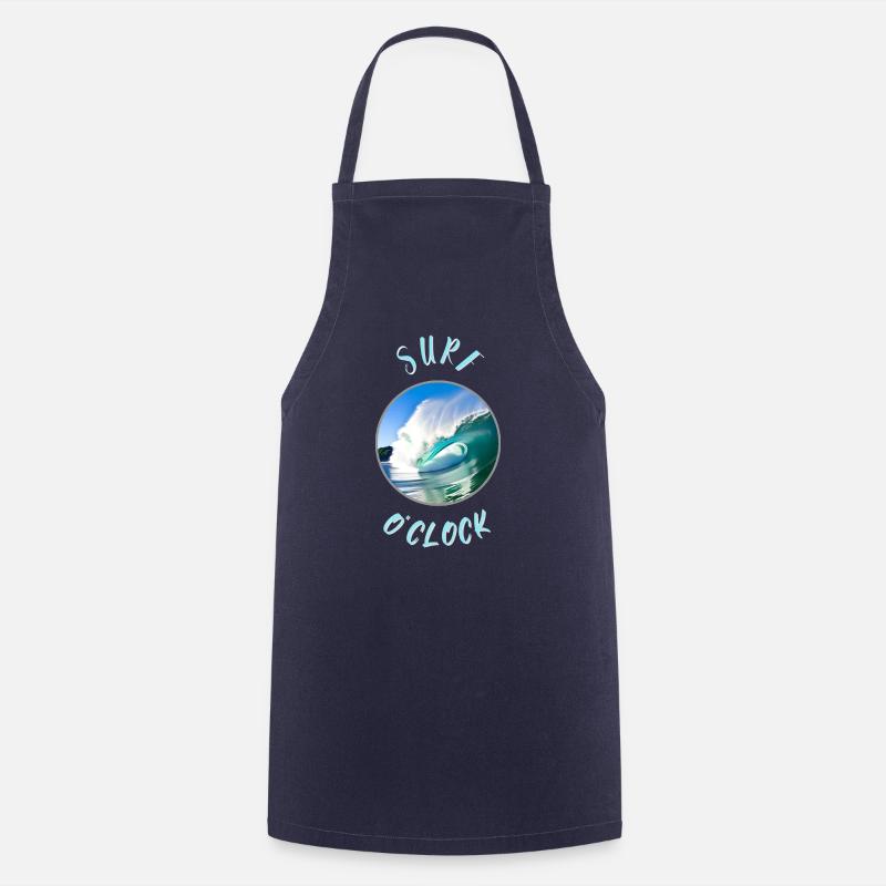 Surf O Clock - Cooking Apron - navy