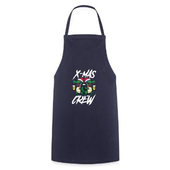 Christmas Crew Xmas Beer Alligator - Cooking Apron - navy - Front - AI Model Male 185 dark (185cm)
