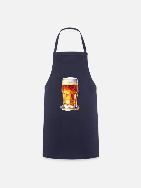 bier - Kochschürze - Navy