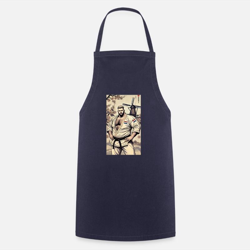 Dutch Karate MASTER - Cooking Apron - navy