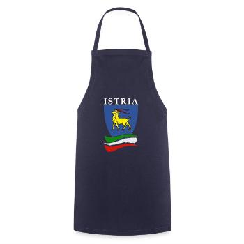 Istrien Tourist Hrvatska Kroatein Urlaub Balkan Re - Kochschürze - Navy - Vorne - AI Model Male 185 dark (185cm)