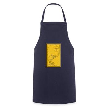 Fibonacci Junst Geometrie Schule Mathe Lehrer - Kochschürze - Navy - Vorne - AI Model Male 185 dark (185cm)
