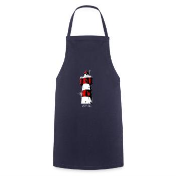 Phare Roter Sand2 - Tablier de cuisine - marine - Devant - AI Model Male 185 dark (185cm)