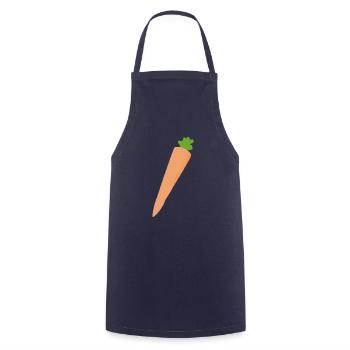 Carrot Carrot Vegetable Health Vegan Gift - Cooking Apron - navy - Front - AI Model Male 185 dark (185cm)