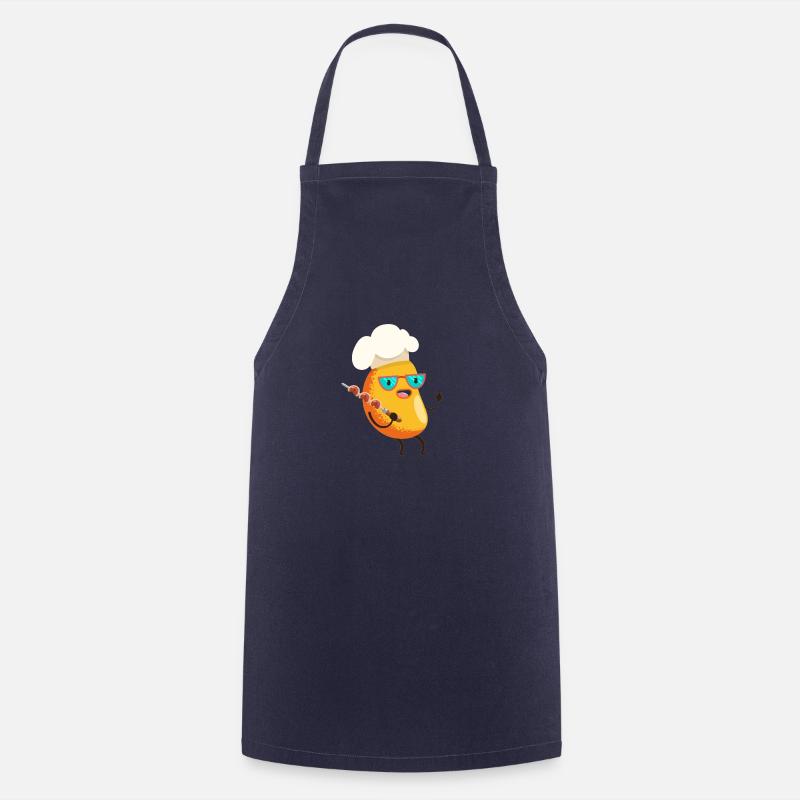 pomme de terre - Tablier de cuisine - marine