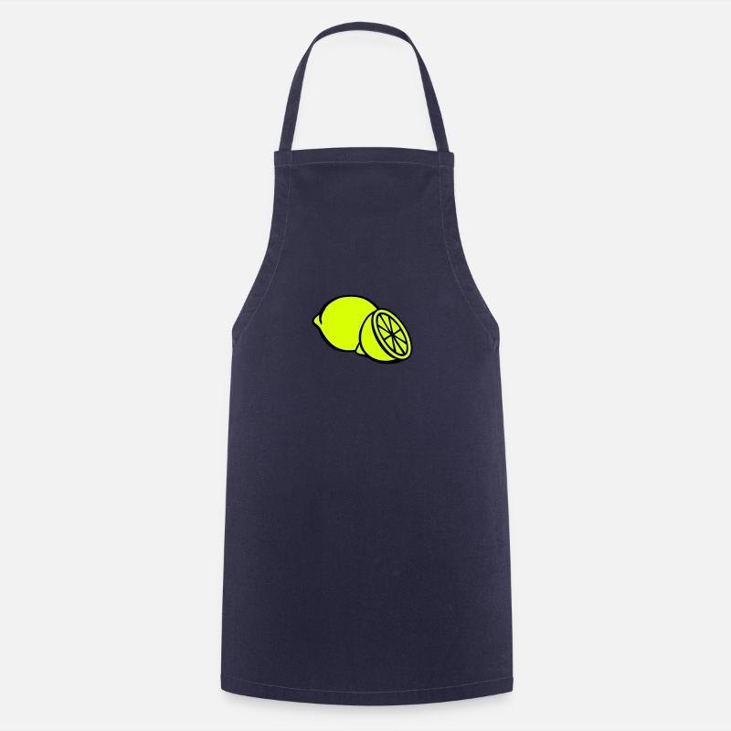 Lemon - Cooking Apron - navy