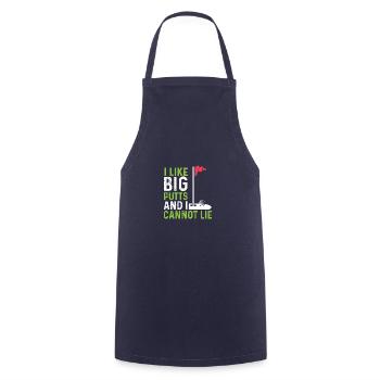 How big putts hobbyist poison - Cooking Apron - navy - Front - AI Model Male 185 dark (185cm)