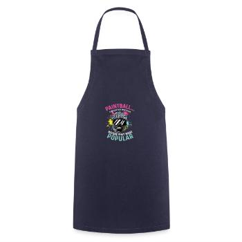 Wear Mask Hobbyist Gift - Cooking Apron - navy - Front - AI Model Male 185 dark (185cm)