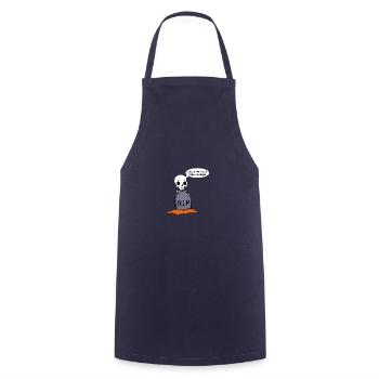 Pet Dog Drôle d’amoureux des chiens. Cadeau - Tablier de cuisine - marine - Devant - AI Model Male 185 dark (185cm)